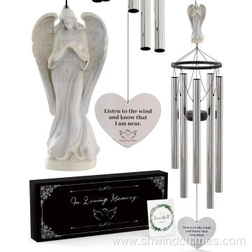 Angel Memorial Wind Chimes for the Loss of a Loved One